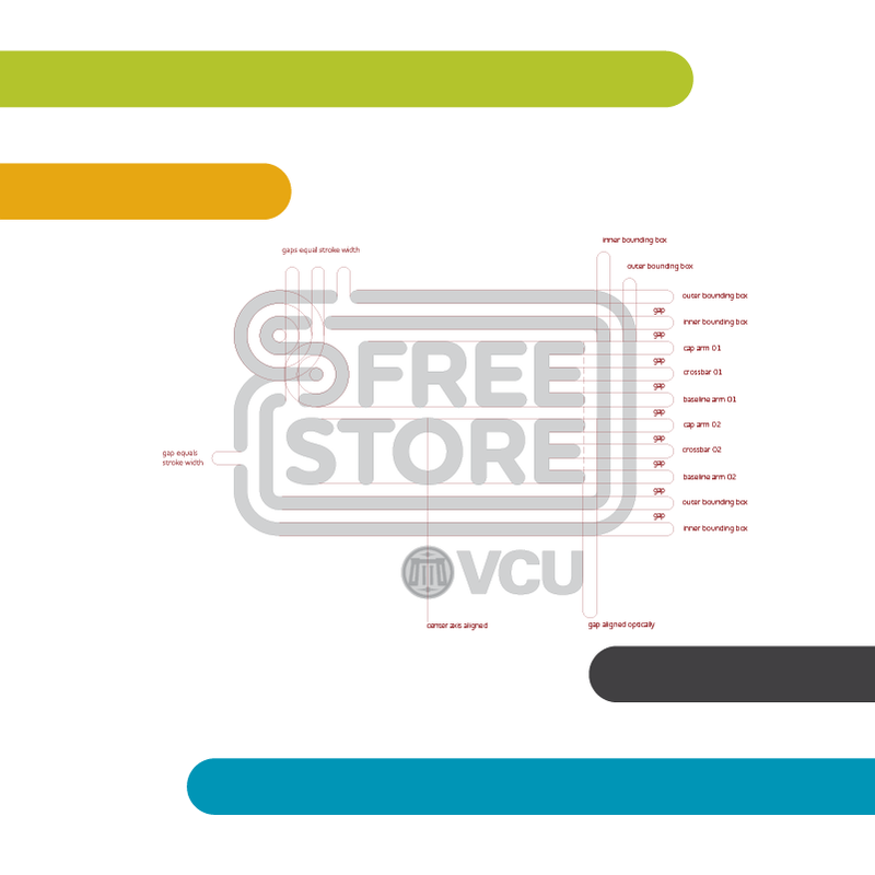VCU Free Store logo construction